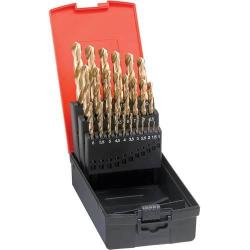 Sada spirálových vrtáků DIN 338 - N TIN HSS 1 - 10,5 mm broušený Format • Vtools.cz