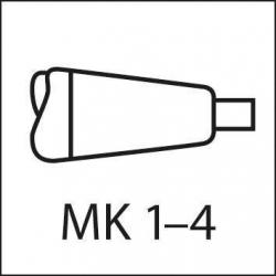 Vrták spirálový DIN 345 - N MK HSS s kuželovou stopkou Morse 19,50 mm broušený Format • Vtools.cz