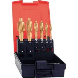 Sada Záhlubník plochý 180° D373 HSS TiN 2M3-M10 F Format • Vtools.cz