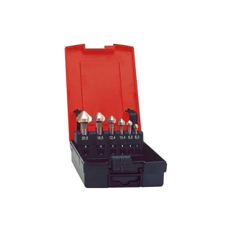 Sada kuželových záhlubníků D335C HSS 90 stupňů 6.3-25.0 mm Format • Vtools.cz