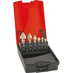 Format GT Sada záhlubníků HSSE DIN334 6,3-25 , válcová stopka • Vtools.cz