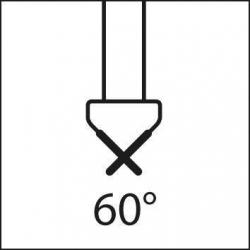 Kuželový záhlubník D334C TIN2 HSS 60 stupňů 10,0 mm Format • Vtools.cz