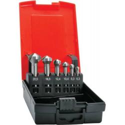 Sada Kuželový záhlubník HSS 120 stupňů 6,3-25,0 mm Format • Vtools.cz