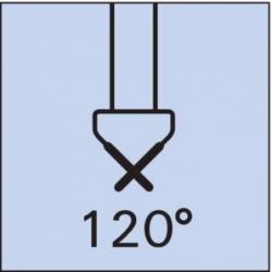 Kuželový záhlubník HSS 120 stupňů 6,3 mm TiN Format • Vtools.cz