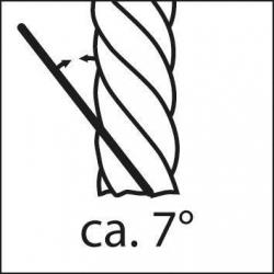 Výstružník strojní DIN 212 - D HSSE 9,0 mm Format • Vtools.cz