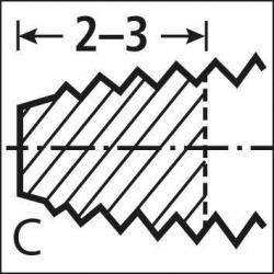 Závitník strojní HSSE vap D371 UNI M4 6H Format GT • Vtools.cz