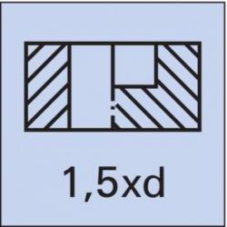 Závitová fréza na trubkový závit DTMC SP z tvrdokovu pro vnitřní závity TiCN M4 HA/IK.R 1,5xd Gühring • Vtools.cz