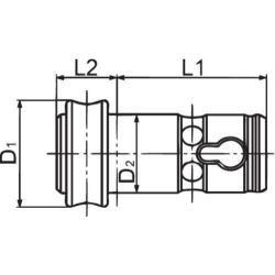 Vrtací vložka E 26 MK2 Fahrion • Vtools.cz