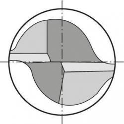 Fréza toroidní monolitní z tvrdokovu Format GT 12/1,5 mm Z2 medium HA, TA-C • Vtools.cz