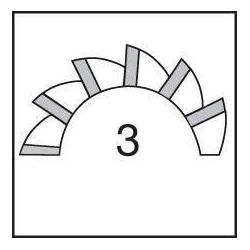 Fréza hrubovací monolitní z tvrdokovu Format GT 16,0 mm Z3 IK EF0,40, HA TA-C • Vtools.cz