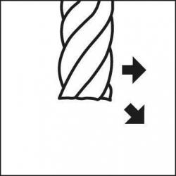 Fréza čelní stopková D1880 HSSE TiCN 50 x 36 N Format • Vtools.cz