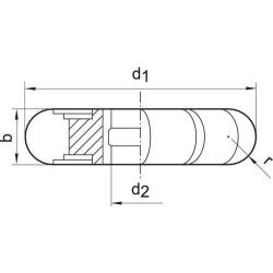 Fréza půlkruhová vypouklá nástrčná D856 HSS 100 x 18 mm R 9,0 Format • Vtools.cz