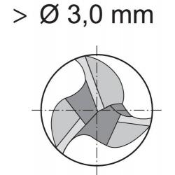Fréza drážkovací HSSE D327K tříbřitá 7,00 mm Format • Vtools.cz