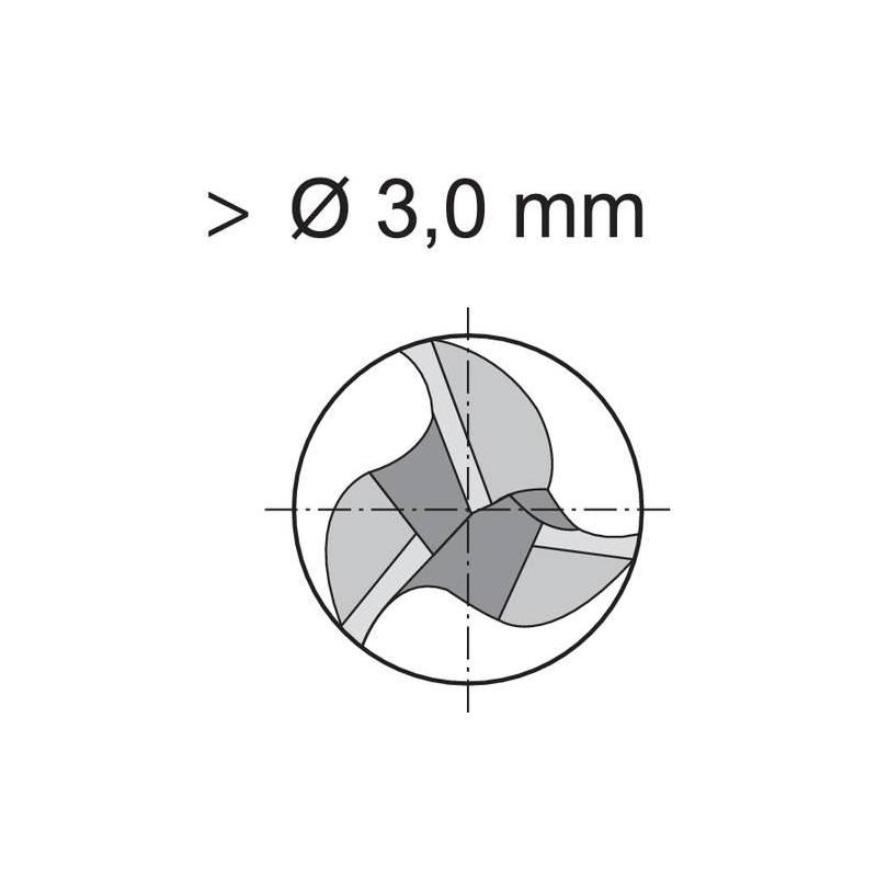 Fréza drážkovací HSSE-PM D327K TiAlN tříbřitá 13,00 mm Format • Vtools.cz