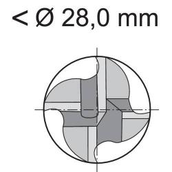 Fréza monolitní tvrdokovová D844L 25,00 mm Format • Vtools.cz
