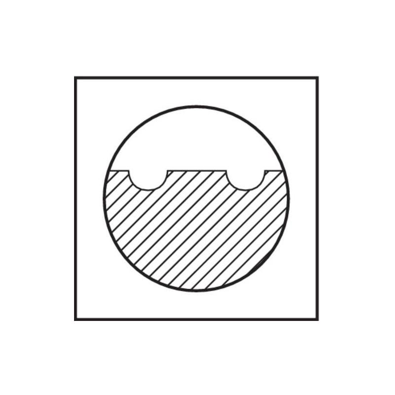 Fréza monolitní tvrdokovová D844L 6,00 mm NF Format • Vtools.cz