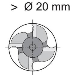 Fréza monolitní tvrdokovová D844K 6,0 mm NR Format • Vtools.cz