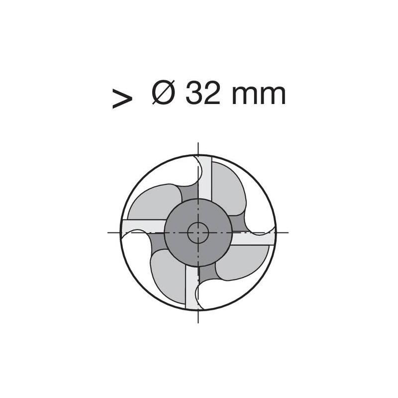 Fréza monolitní tvrdokovová D844L 10,0 mm HR Format • Vtools.cz