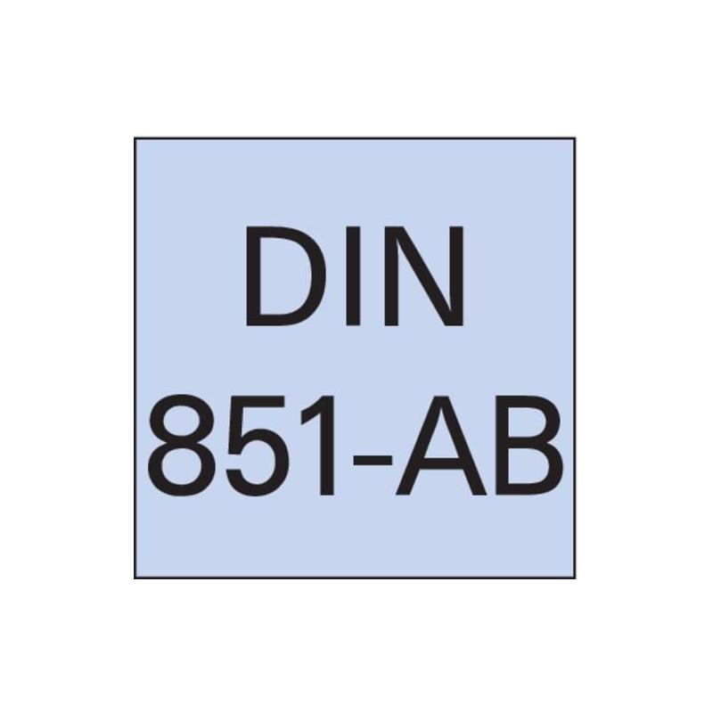 Fréza pro T drážky kobaltová D851 - AB HSSE 16,0 x 8,0 mm Format • Vtools.cz
