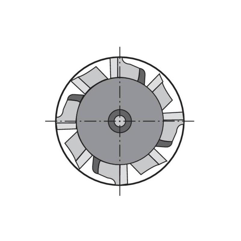 Fréza pro T drážky kobaltová D851 - AB HSSE 16,0 x 8,0 mm Format • Vtools.cz
