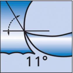 Fréza monolitní tvrdokovová D6527L TiAlN 8,0 mm 45G Z 3 Format • Vtools.cz