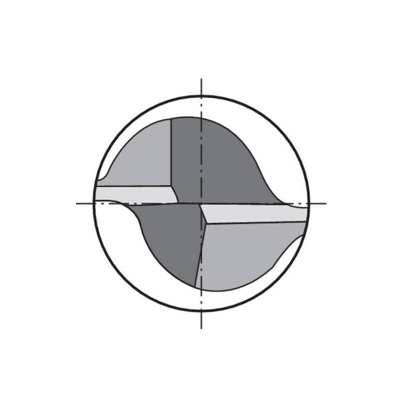 Miniaturní fréza VHM TiALN 0,5 8 mm D4 Z2 Format • Vtools.cz