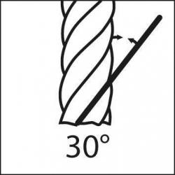 Miniaturní fréza VHM TiALN 2,0 12 mm D4 Z2 Format • Vtools.cz