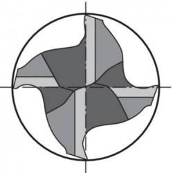 Fréza torusová monolitní VHM TiALN 4,0/0,30 mm Z 4 L Format • Vtools.cz