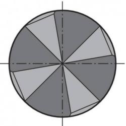 Odjehlovací fréza NC D6527 VHM 10,0 mm 60G Format • Vtools.cz