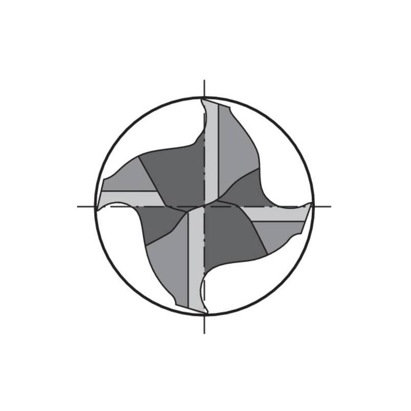 Fréza 6527L VHM FIRE 8 mm Z 4 HA Gühring • Vtools.cz