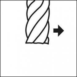 Čtvrtkruhová konkávní fréza z tvrdokovu TIALN R 4,0 mm Format • Vtools.cz