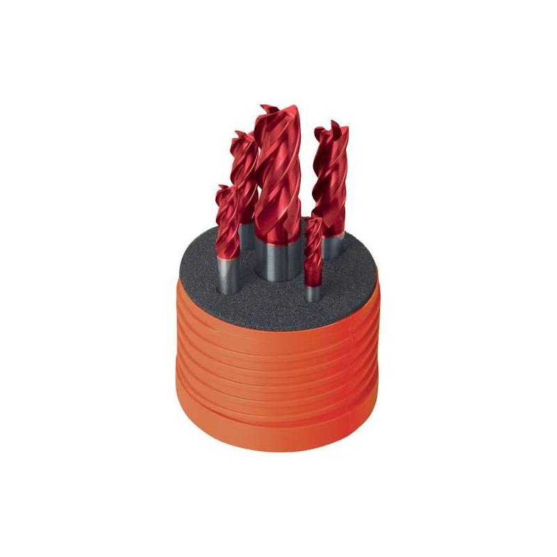 Sada fréz z tvrdokovu Format 5 kusů, TiAIN • Vtools.cz