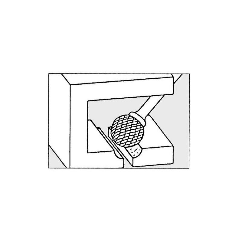Fréza technická tvrdokovová KUD2018 C 6 mm 20x18,0 mm Format • Vtools.cz