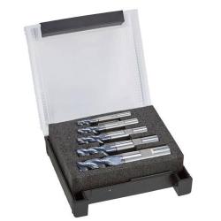 Sada tvrdokovových fréz 4ks HB Z4 HB TiAlN Format GT • Vtools.cz