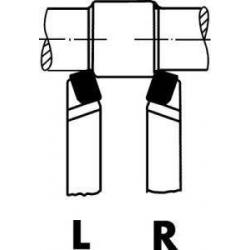 Soustružnický polotovar WILKE tvrdokov DIN4971 pravé 16x16x110 mm P25/30 • Vtools.cz