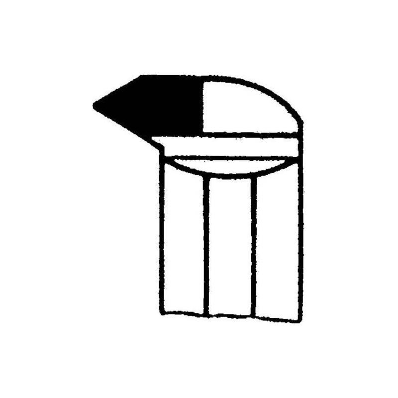 Soustružnický polotovar WILKE tvrdokov DIN283 pravé, 12x12x160 mm P25/30 • Vtools.cz