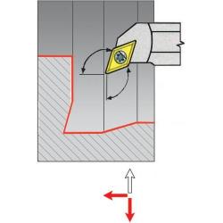 Držák s vnitřním chlazením pro vyměnitelné břitové destičky 107,5G m.IK. A25Q SDQCL 11 • Vtools.cz