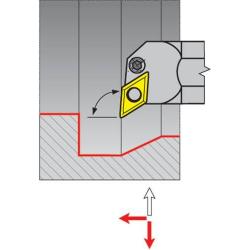 Držák s vnitřním chlazením pro vyměnitelné břitové destičky 93 Grad m.IK. A32S PDUNR 15 • Vtools.cz