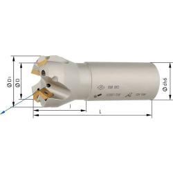 Čelní fréza 45° s vnitřním chlazením D 20 mm Z 2 • Vtools.cz
