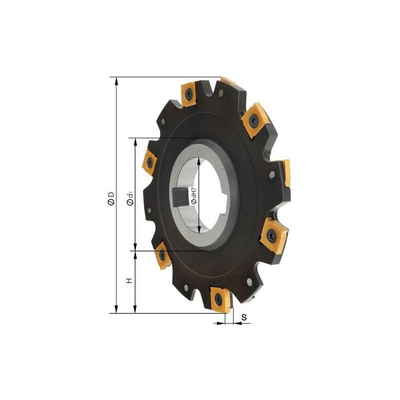 Kotoučová fréza bez nákružku D  80 x 4 mm  Z  8 • Vtools.cz