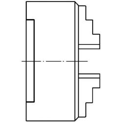 Tříčelisťové soustružnické sklíčidlo 125/ 32 mm DIN6350 Format • Vtools.cz