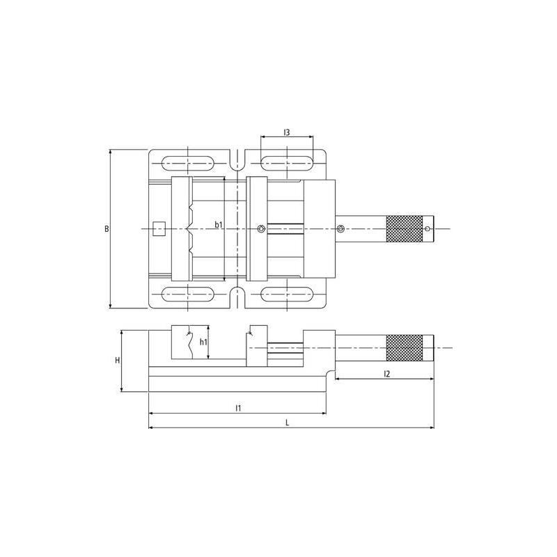 Vrtací svěrák 120 mm FORTIS • Vtools.cz