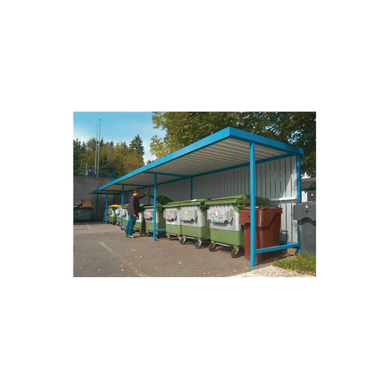 Kouřácký přístřešek Lipsko zadní stěna plechová • Vtools.cz