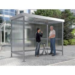 Boční panel kuřárny Jena z polykarbonátu, RAL 9002 • Vtools.cz