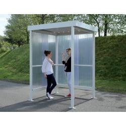 Boční panel kuřárny Jena z polykarbonátu, RAL 9002 • Vtools.cz