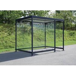 Přístřešek pro kuřáky Kolín K 3 d/b • Vtools.cz