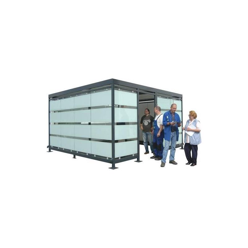 Přístřešek pro kuřáky Kolín K 3 d/b • Vtools.cz