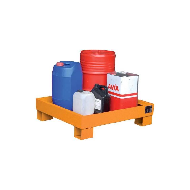 BAUER Odpadní vana bez mřížky AW 60-1, 800x500x290, oranžová • Vtools.cz