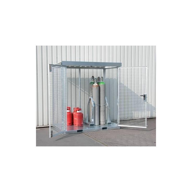 Kontejner na plynové lahve 2535x1575x2260 mm • Vtools.cz