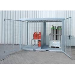 Kontejner na plynové lahve 2115x1155x2260 mm • Vtools.cz